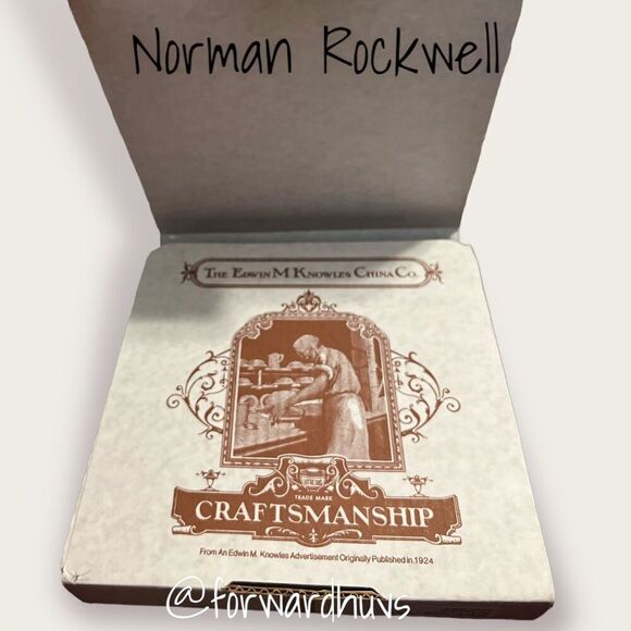 Norman Rockwell Heritage Collection Limited Edition Plate “The Apprentice” - Picture 6 of 7